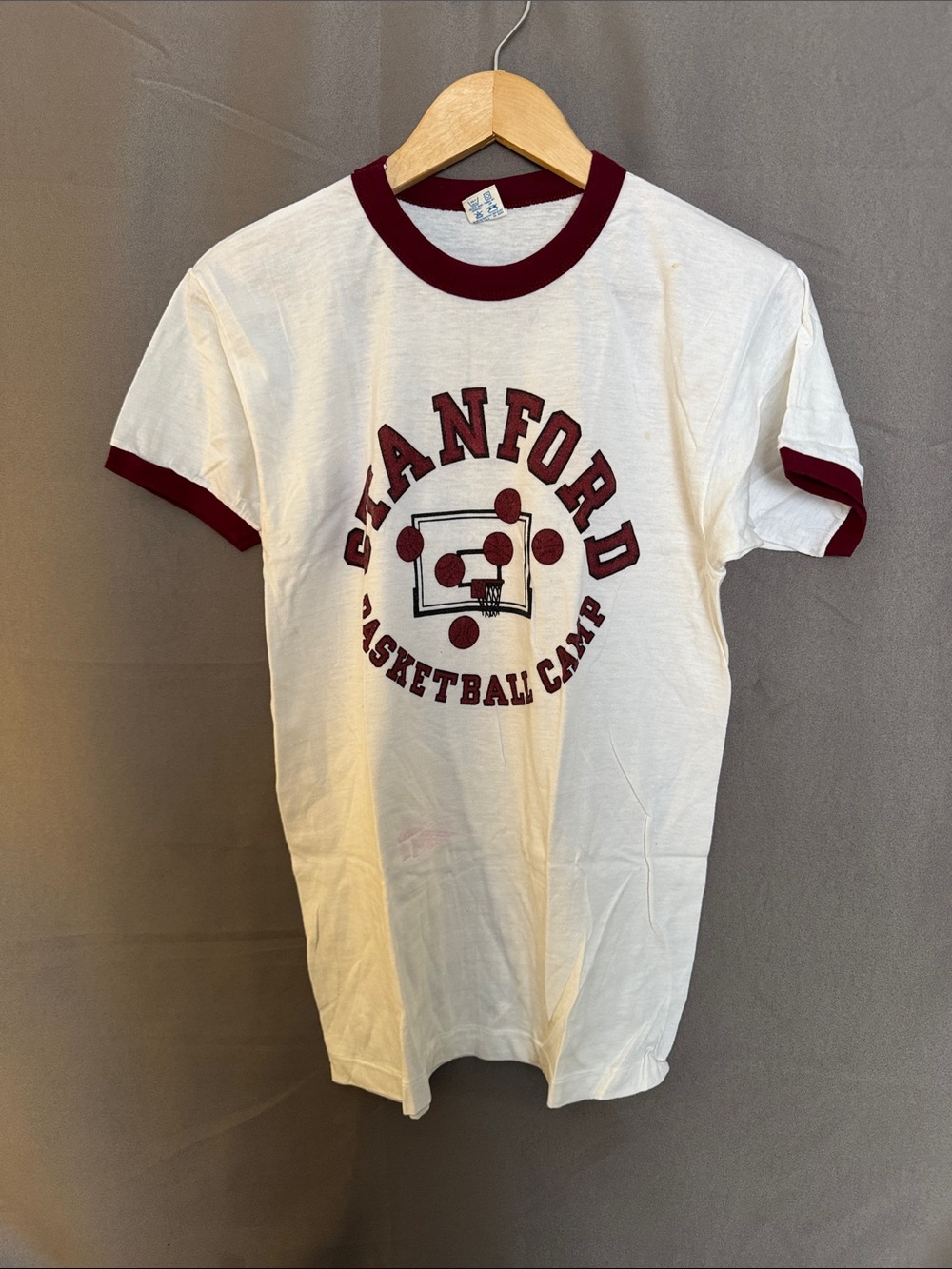 Vintage Champion Stanford Basketball camp T-shirt